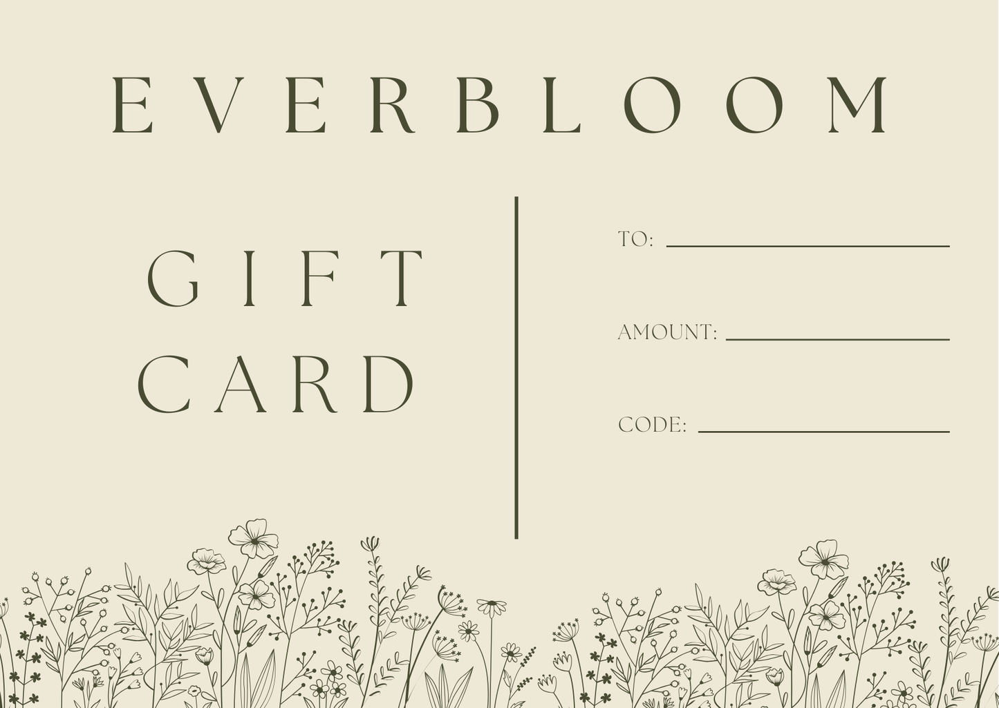 Everbloom Gift Card