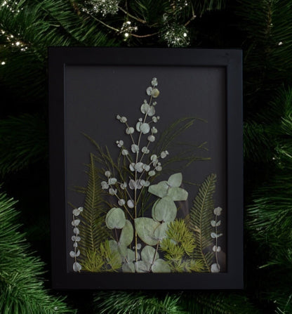 Evergreen Pressed Bouquet 